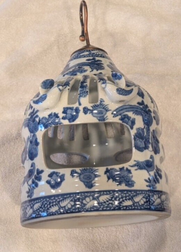 Vintage chinese bird cage - bird,
