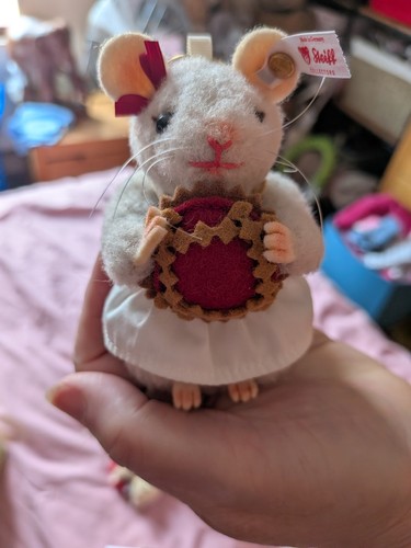 Steiff mouse xmas bakery - -,