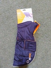 Rac Fleece Lined Water Resistant Dog Coat Small 35cm Harness Zip 