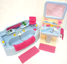 Vintage Sindy Blue Bath + SINK