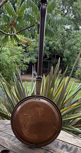 Vintage copper bed warming - vintage,