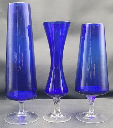 Three vintage mcm cobalt blue - three,