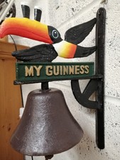 GUINNESS Cast Iron TOUCAN Bar Bell My Goodness My GUINNESS)
