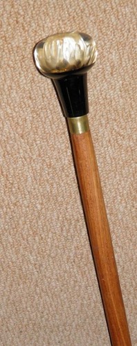 Vintage oak walking stick - vintage,