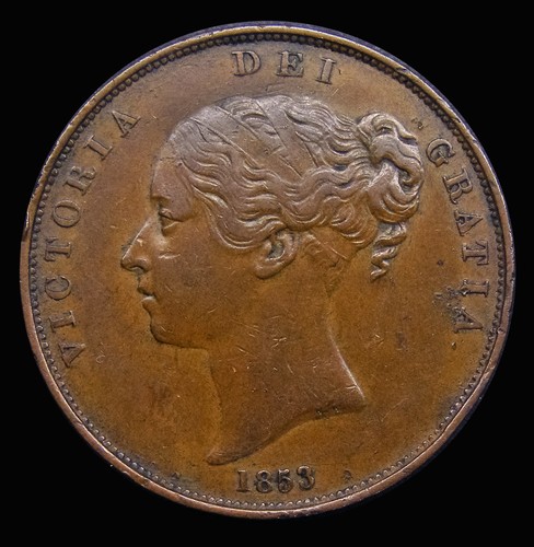 Penny 1853 plain - 1853,