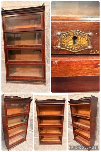 Antique lebus glazed - antique, bookcase