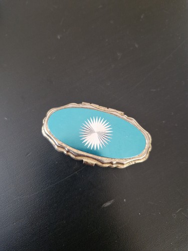 Blue silver star 6cm - &,