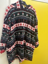 Oversized Mickey Mouse Hoodie Snoodie Blanket Unisex One size 10-16 Christmas