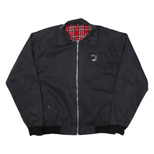 HOOLIGAN STREETWEAR Custom Embroidery Mens Lined Jacket Black XL