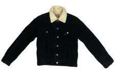 VTG LEE STORM RIDERS JAPANESE SHERPA LINED CORDUROY JACKET SANFORIZED S 36