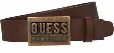 Guess men's belt block buckle