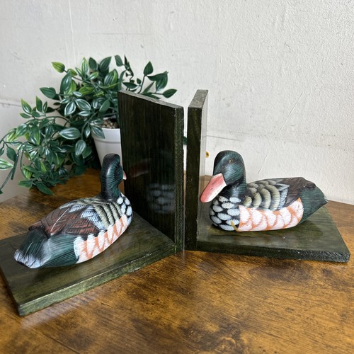 Vintage wooden handmade duck - ,