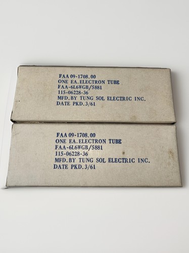 6l6wgb pair 5881 jan sylvania - 5881,