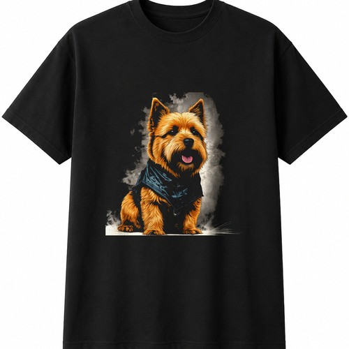 Graphic norwich terrier dog - graphic,