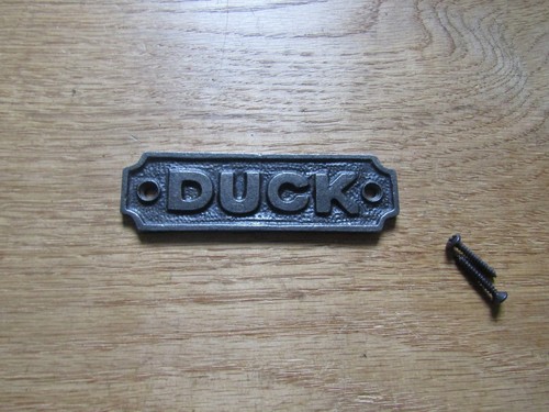 Duck solid cast iron - cast,