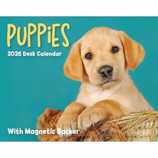 Puppies Mini Desk Calendar