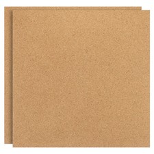 2 Pcs 12x12" 1/4" Thick Cork