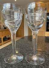 Stuart Crystal Jasper Conran Aura Large Wine Glasses 25 Cm X 2
