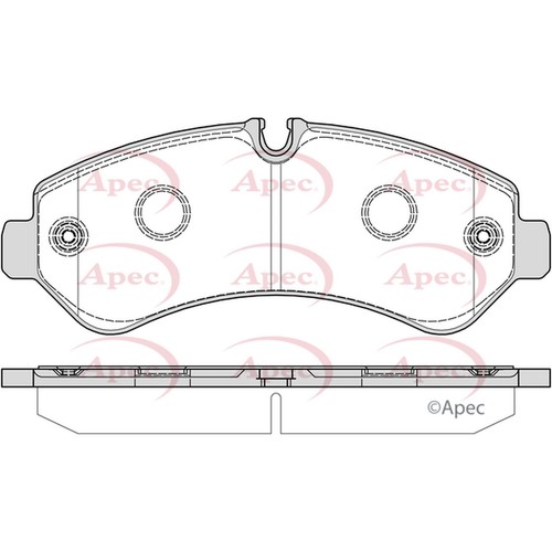 Brake pads set - pads, for