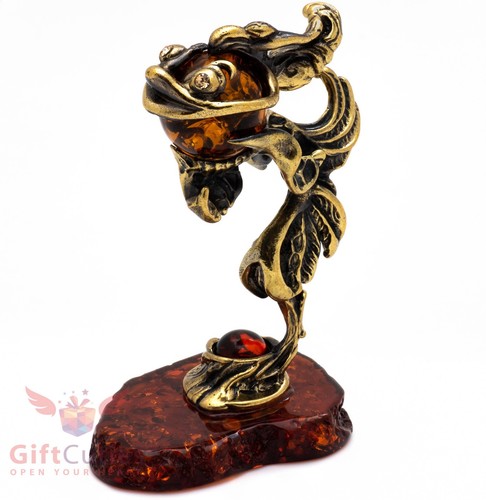 Solid brass amber - solid,