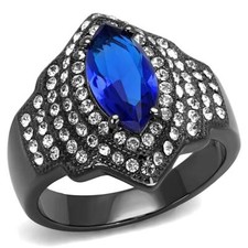 Ladies Ring Blue Sapphire