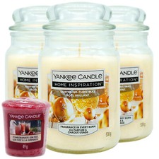 3x Yankee Candle Large Glass