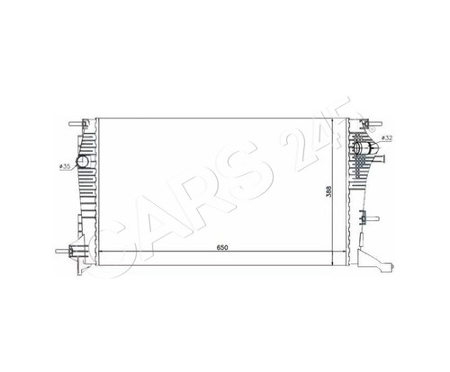 Radiator fits renault fluence - fits,