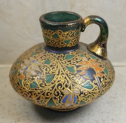 Fine thomas webb bronze enamel - bronze,
