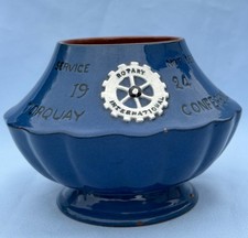 Hele Cross Torquay Pottery Vase - Rotary International Torquay Conference 1924