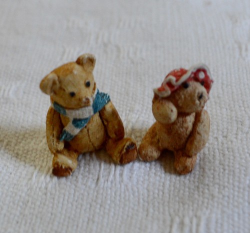 Set cute tiny teddy - of, 2