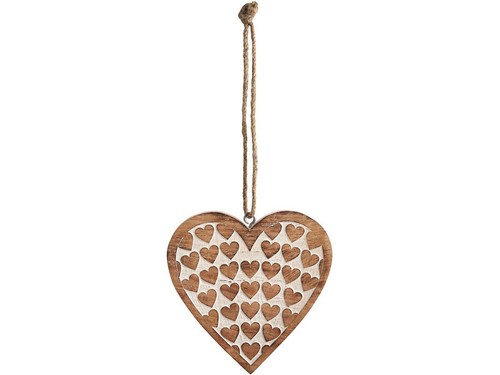 Delightful wooden hanging - wooden,