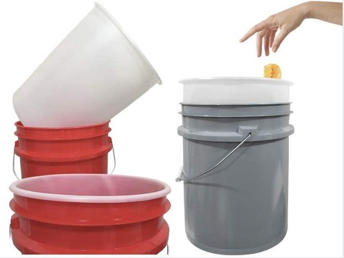 Plastic pail liner insert - plastic, for
