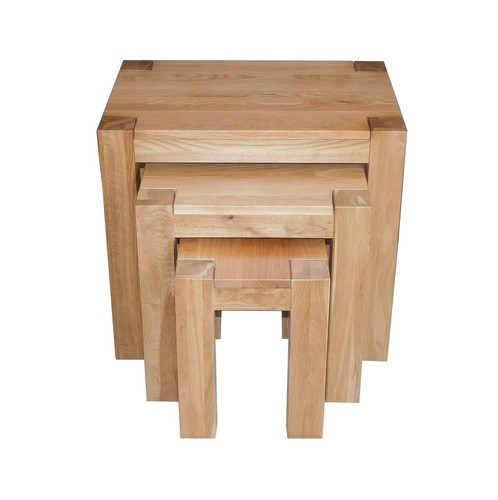 Kuba solid oak nest side - oak, 3