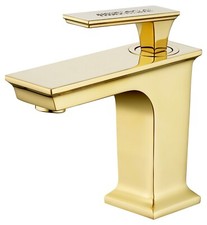 Gold modern Bathroom Sink
