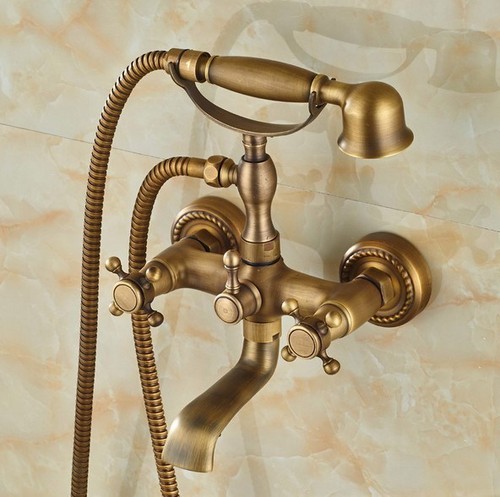 Antique brass telephone style - brass,