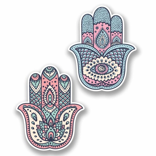 10cm hamsa hand vinyl - 2,