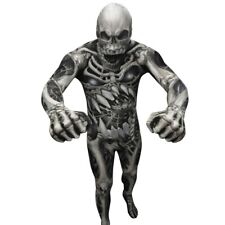 Halloween Kids MORPHSUIT Skeleton SKULL And Bones EDITION One Sided COSTUME!