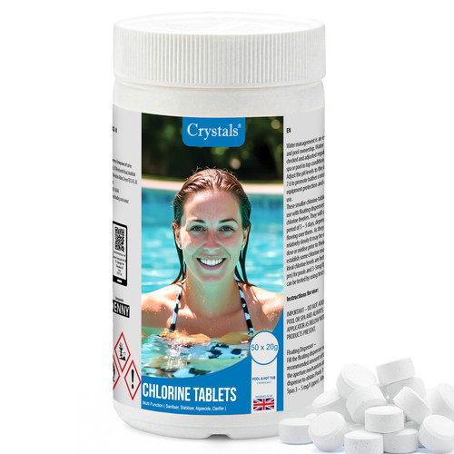 1kg chlorine tablets for pool - 1kg,
