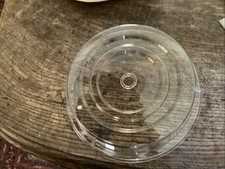 8 x  Catering Plate Covers Clear Plastic 11.5 Diameter
