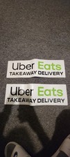 Uber Eats Takeaway Stick On Car Magnets For Delivery Drivers
