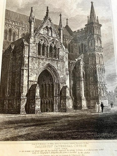 1815 salisbury cathedral - salisbury,