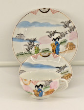 Vintage Triple Tea Cup, Sauce