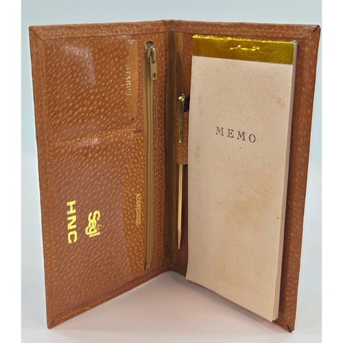 Vintage faux tan - , leather