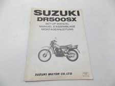 OEM 1981 SUZUKI DR500-SX DEALER SETUP MANUAL ENGLISH FRENCH GERMAN MS-4010E-22