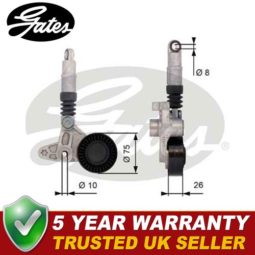 Gates ribbed belt tensioner - gates, v-ribbed
