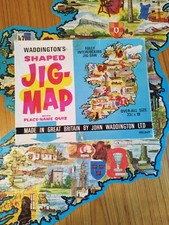 VINTAGE WADDINGTONS JIG MAP