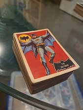 A&BC BATMAN 1966 FULL SET X55 (Black Bat Logo) Gum Cards. Note Low Quality Cards