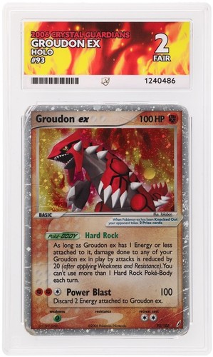 Pokémon tcg groudon - tcg, ex