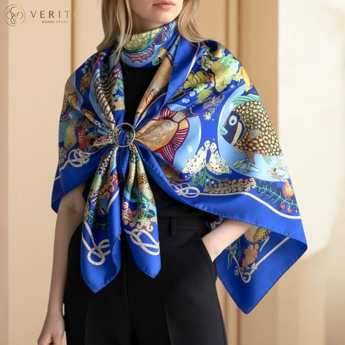 Rare vintage hermes silk - silk, scarf