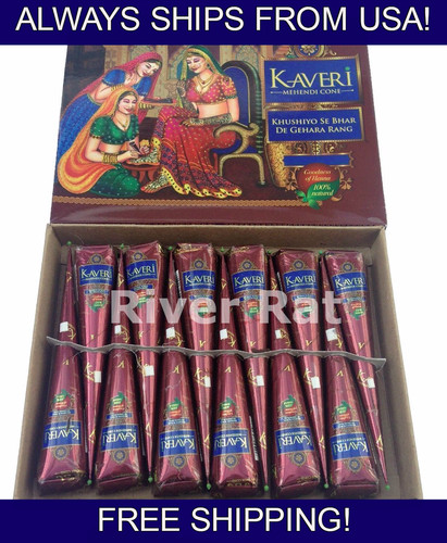Natural kaveri henna cones - kaveri,